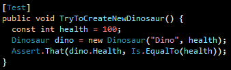 Result of introduce variable refactoring