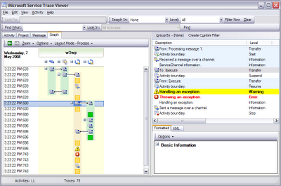 WCF Trace Viewer screen shot